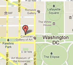 Map showing location of American Institute of Architects
